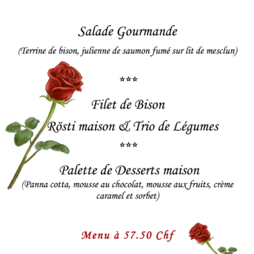 Menu de la Fête des Mères 2019