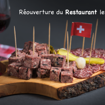 Réouverture du restaurant!